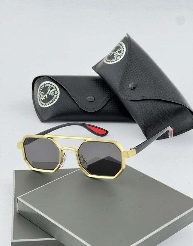 عینک آفتابی اورجینال Ray‑Ban Ferrari – انتخاب خاص مردان شیک/ کد ۰۶۸